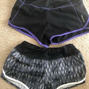 Rebook running shorts